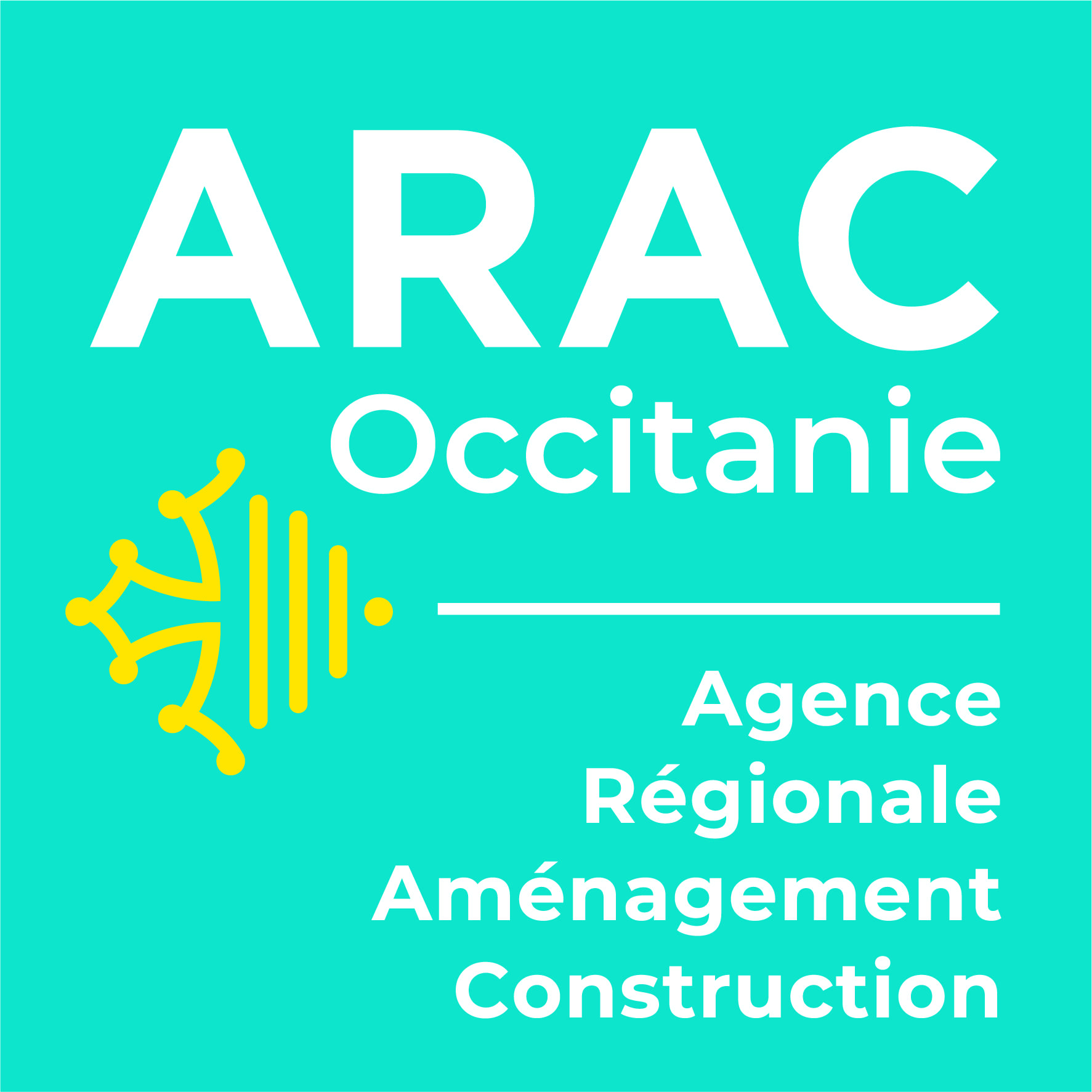 Logo de l'ARAC Occitanie, Agence Régionale Aménagement Construction