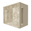 Cache clim jungle - Taille 2 : H. 113 x L. 110 x P. 64 cm - Crème