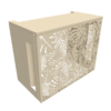 Cache clim jungle - Taille 2 : H. 113 x L. 110 x P. 64 cm - Crème – Image 3
