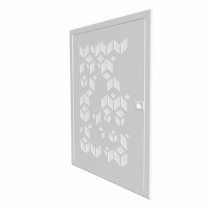 Porte Affleurante Connect de la marque ATOLE pour Bac d'encastrement 2 travées