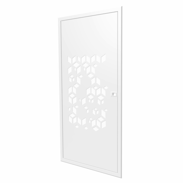 Porte Affleurante Connect de la marque ATOLE pour Bac d'encastrement 2 travées