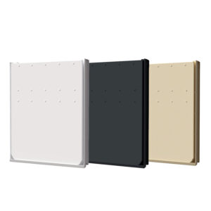 Batardeaux anti-inondation ATOLE en aluminium – coloris blanc, gris anthracite et crème