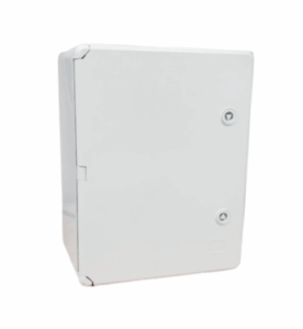 Boîtier électrique ABS étanche 2 x 12 modules avec système de verrouillage sécurisé – H 40 x L 30 x P 17 cm