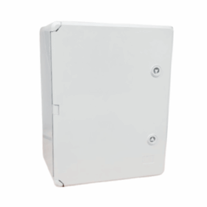 Boîtier électrique ABS étanche 2 x 12 modules avec système de verrouillage sécurisé – H 40 x L 30 x P 17 cm
